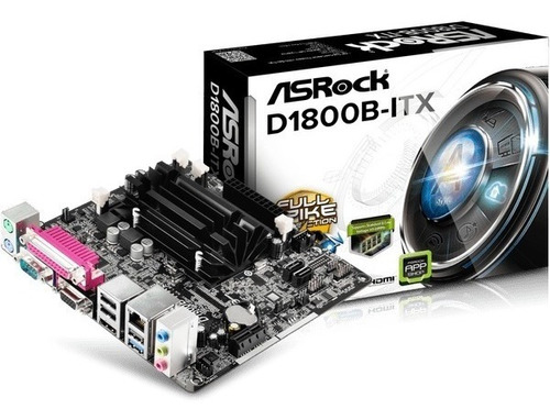 Placa Mãe Asrock D1800b-itx +  Processador Intel J1800 Oem