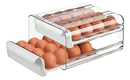 Organizador De Huevos Para Nevera, Capacidad Grande,