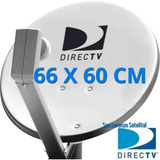 Antena Directv 66cm X 60cm + Lnb Doble + Rollo Coaxil