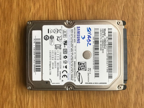 Disco Hdd 500gb Samsung - Impecable Funciona Perfecto