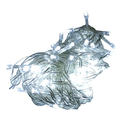 Luces Led Para Arbol Navidad Blanco Frio 100 Leds 5m Se100