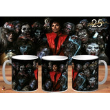 Taza Michael Jackson Thriller 25 Aniversary 4k Art 01