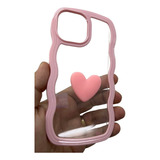 Funda Tpu Formas Corazón Para iPhone 11 15 15 Pro Max