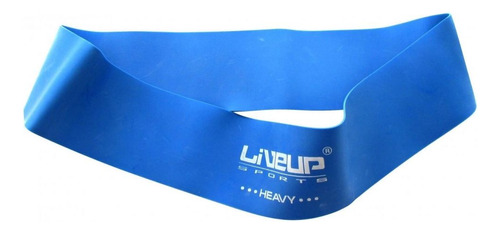 Mini Bands Intensidade Forte Cor Azul Liveup Fitness