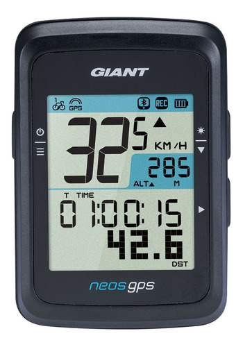 Gps Ciclismo Giant Neos Gps 29 Funciones Comp. Strava Color Negro