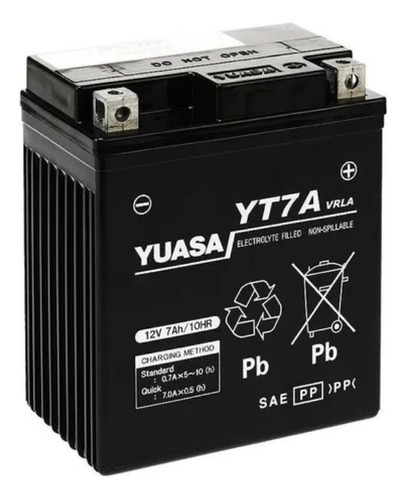 Bateria Yuasa Gel Ytx7l-bs Yamaha Xtz250 Xtz 250 !!!!!