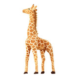 Girafa Grande 60cm  Pelúcia Safari Para Decoração Infantil