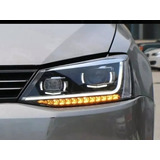 Faros Jetta Mk6 Con Lupa Y Led 2011 2012 2013 2014 2015 2018