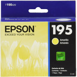 Cartucho Epson  T195 Amarillo Para Xp-201 101 211 4ml