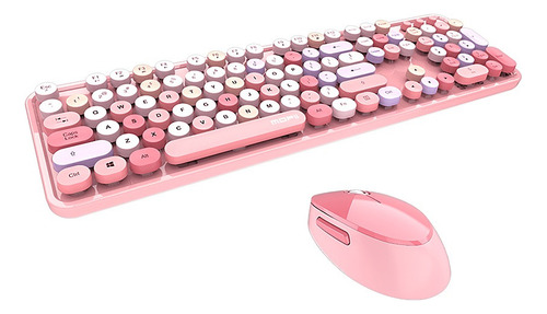 Mofii Sweet Keyboard Mouse Combo Color Mixto 2.4g Inalámbric