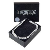 Pulsera Hombre Barbada Cl 6mm Deplataley.925 Duodeluxejoyas®