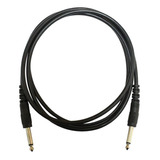 Cable Plug 6.5mm 1/4 Mono 4 Metros Para Instrumentos