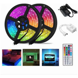 Led Tiras Rgb 10m Decore Quarto Colorido+controle Remoto