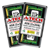 A-tech Memoria Ram 4gb (2 X 2gb) Ddr2 800mhz (pc2-6400) 1.8v