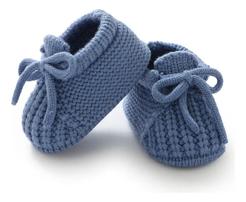 Zapatos De Bebé Tejidos De 0-18 M Para Recién Nacidos, Calza