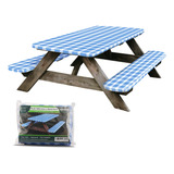 Camper Matters Funda De Mesa De Picnic Con Fundas De Banco,