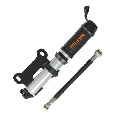Mini Bomba Manual Portátil Para Bicicleta Aba Truper 11997 Color Gris | MercadoLibre