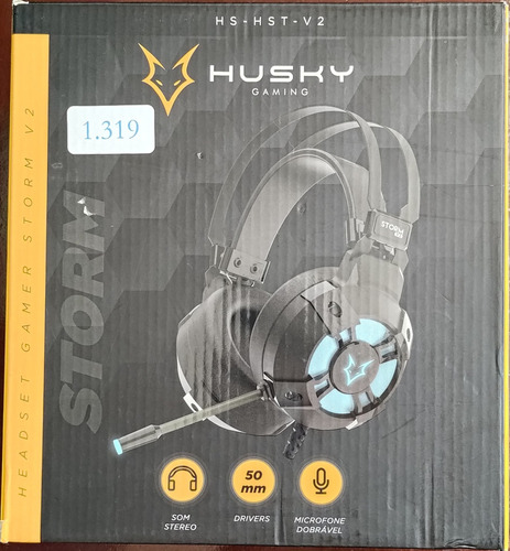 Headset Gamer Husky Storm V2, Estéreo 