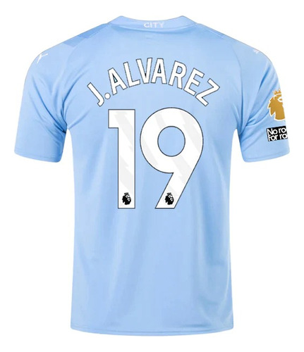 Camiseta Julian Alvarez #19 Manchester City 2024 Titular