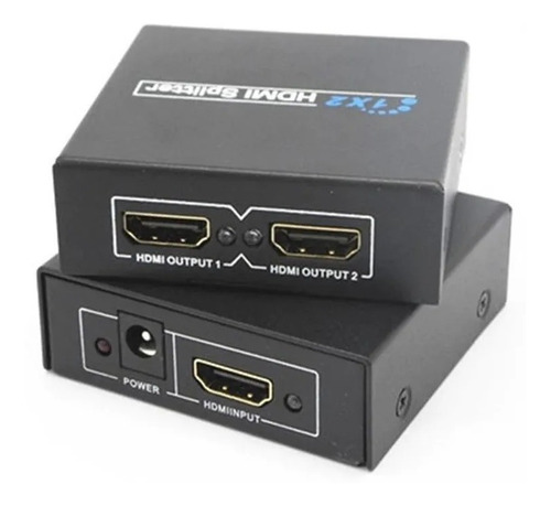 Splitter Hdmi 1x2 1 Entrada A 2 Salidas 1080 P Full Hd 