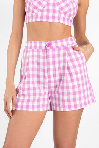 Shorts Solto Alfaiataria Flor De Lis (f90650)