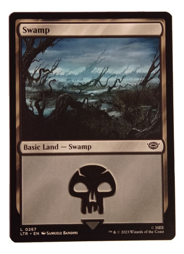 Carta Magic Lord Of The Rings Swamp Land Mtg