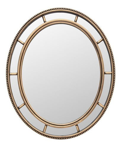 Espejo Decorativo Oval Doble 49x59 Cm.