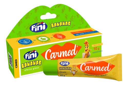 Hidratante Labial Carmed Fini Bananas 10g