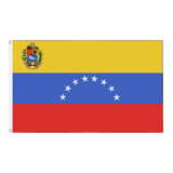 Bandera De Venezuela De Poliéster Medida De 90 X 150 Cm