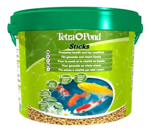 Tetra Pond Sticks Alimento Flotante Koi Peces Agua Fria 1,2k