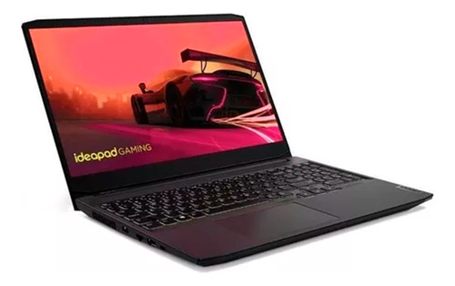 Portátil Gamer  Lenovo Ideapad 15ach6  Shadow Black 15.6 , Amd Ryzen 5 5600h  8gb De Ram 512gb Ssd, Nvidia Geforce Rtx 3050 120 Hz 1920x1080px Windows 10 Home