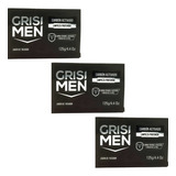 Pack 3 Grisi Men Jabón De Tocador Carbón Activado 125g