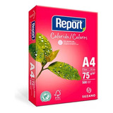 Papel Sulfite A-4 75g Report Rosa Pct C/500 Folhas