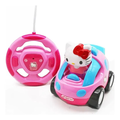 Auto Control Remoto Inalambrico Hello Kitty Rosa Chicle Hello Kitty