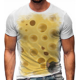 Camiseta Rato Queijo Comida Food A