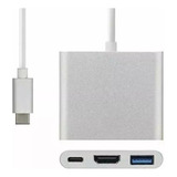 Adaptador Usb Tipo C Hdmi P/ Dex Samsung S20 S21 S22 Macbook