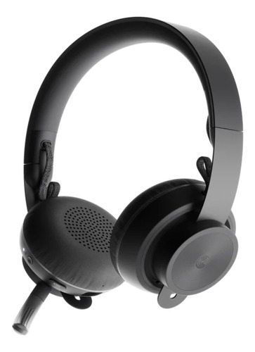 Fone De Ouvido Over-ear Gamer Sem Fio Logitech Zone Wireless Preto