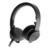 Fone De Ouvido Over-ear Gamer Sem Fio Logitech Zone Wireless Preto