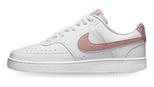 Tenis Nike Court Vision Mujer-blanco/rosa