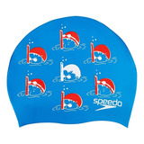 Gorra Natación Speedo Junior Slogan Niños Silicona Color Snorkel Tamaño U