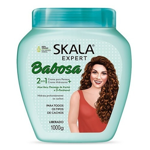 Crema Skala Babosa Cabello Seco Tratamiento Peinar Pote