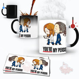 Taza Mágica Grey´s Anatomy Personalizada Amor Y Amistad