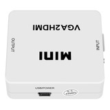 Mini 1080p Vga A Hdmi Adaptador Convertidor Vga2hdmi Convert