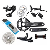 Grupo Shimano Deore M4100 10v Monoplato Hidraulico