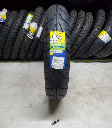 Llanta 110/70-17 Michelin Pilot Street 2 +valvula Dominar400