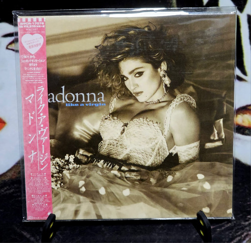 Cd Madonna Like A Virgin Japón Con Obi Impecable Descatalog