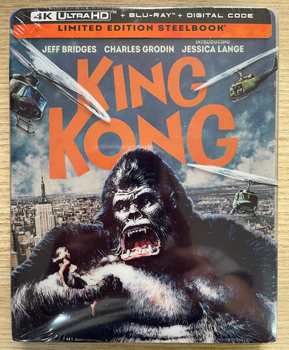 4k + Bluray Steelbook King Kong - Jeff Bridges - Lacrado