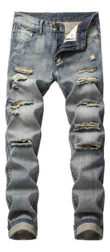 Jeans Skinny Stretch Ripped Skinny Trousers A