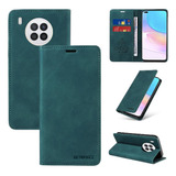 C Funda Para Huawei Nova 8i Folio Cartera Protectora Pu