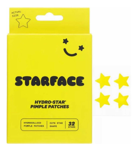 Parches Starface Hydro-stars 32 Pack Refill Momento De Aplicación Día/noche Tipo De Piel Todo Tipo De Piel